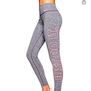 Nike Womens Power Logo Training Athletic Leggings